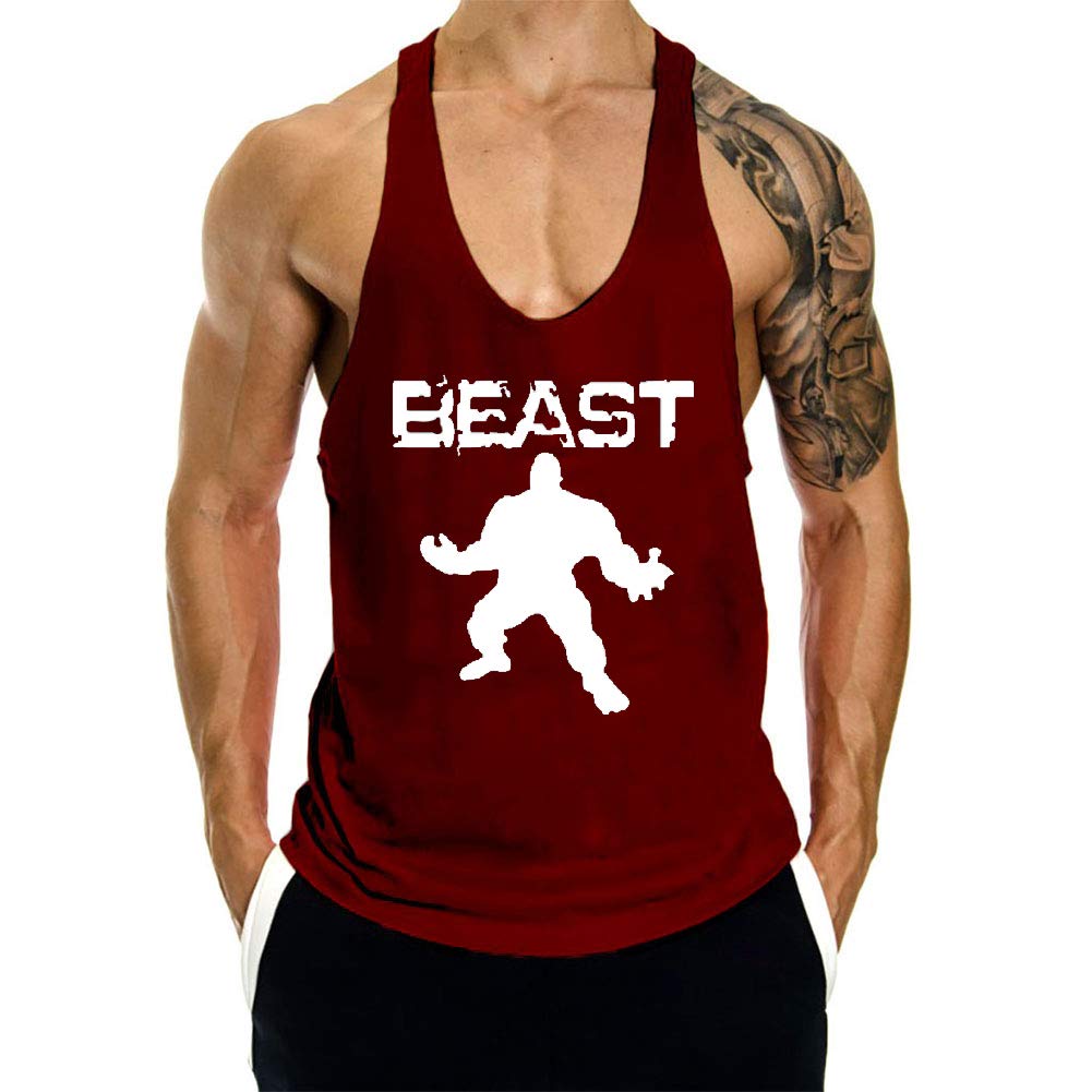 Men's 3 Pack Y-Back Tank Tops - Breathable Workout Shirts for Gym, Bodybuilding & Fitness | Sleeveless Muscle Tees for Running, Weightlifting & Summer Wear