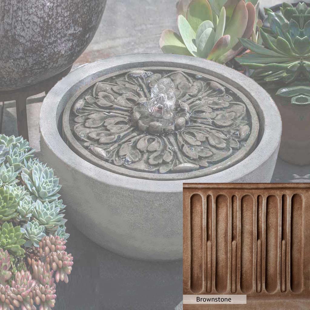 Campania International M Series Medallion Fountain - Outdoor Garden Water Feature for Patio, Yard & Landscape Decor | Classic Roman Design Waterfall Fountain