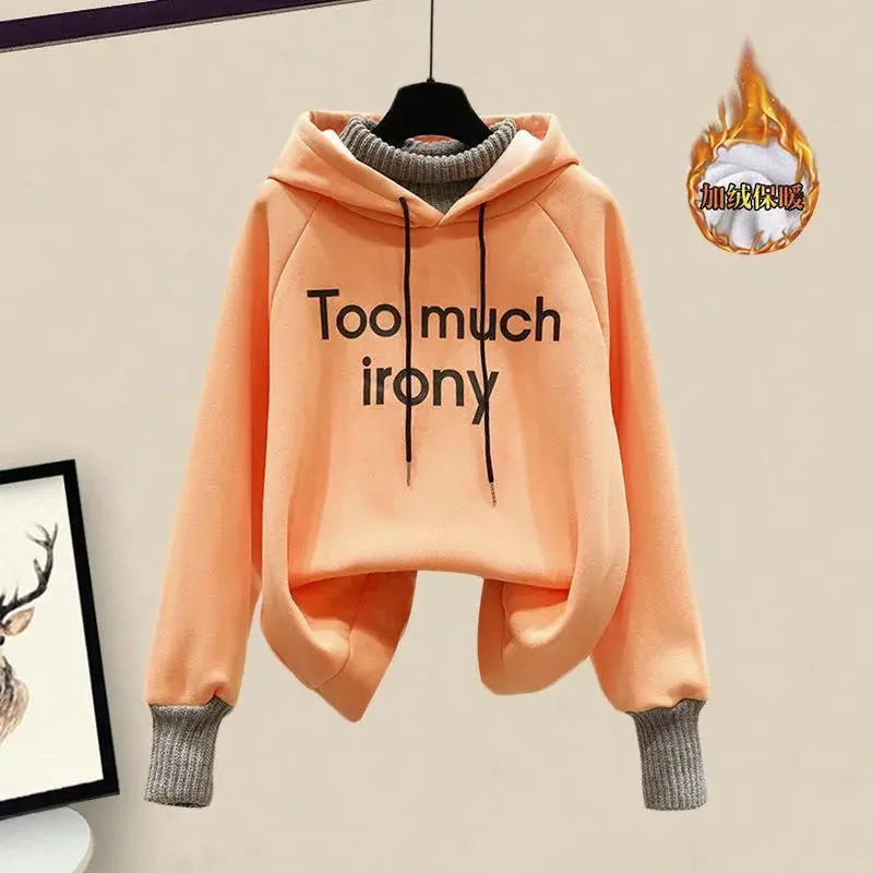 orange hoodie