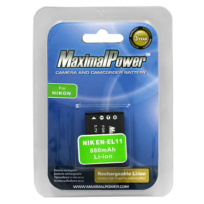 Replacement Camera Battery Compatible with Nikon EN-EL11, Pentax D-LI78, Olympus LI-60B, Ricoh DB-80 - Perfect for DSLR & Mirrorless Cameras - Travel, Photography & Professional Use
