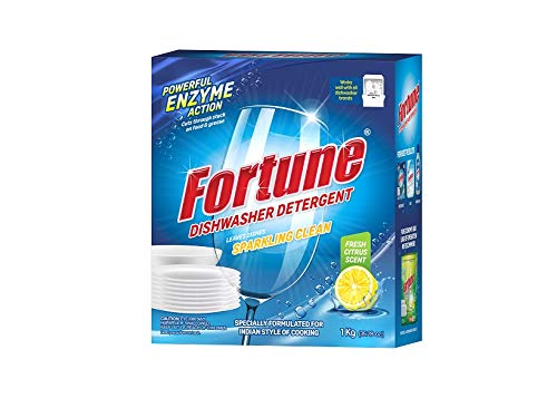 Fortune Dishwasher Detergent Bars - 5 Pack (1 Kg Each) | Universal Compatibility with All Dishwasher Brands | Powerful Cleaning for Tough Grease & Stains | Ideal for Home, Restaurant & Commercial Use
