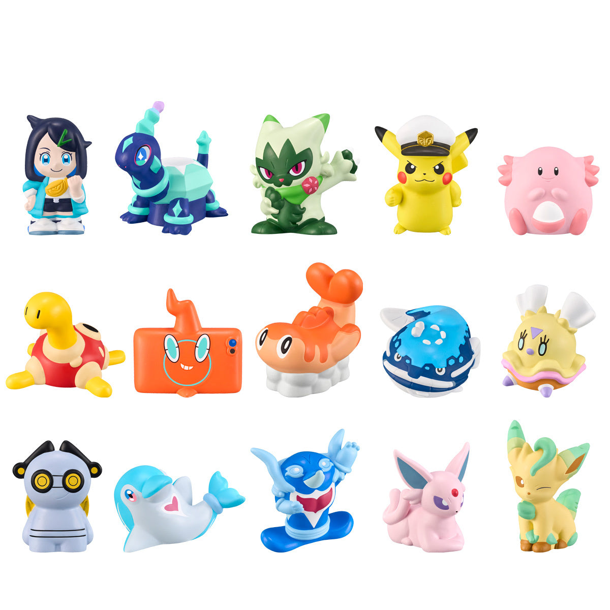 Bandai 1 Inch Pokemon Kids Liko & Traveling Friends Mini Finger Puppet Figures - Perfect for Playtime, Storytelling & Collecting
