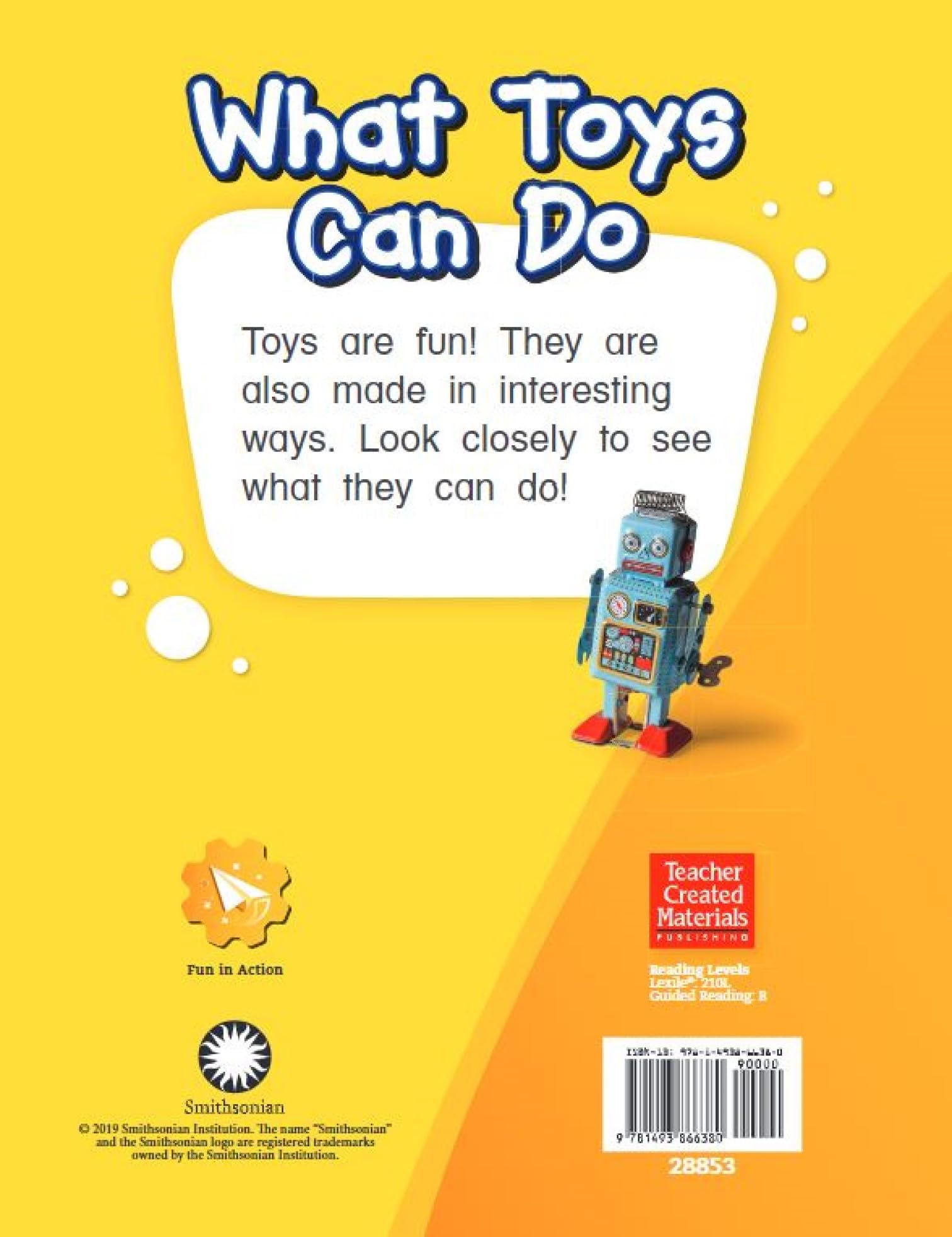 Educational STEM Toys for Kids | Smithsonian Informational Text Book on Toy Functions & Learning Benefits | Perfect for Classroom & Homeschooling