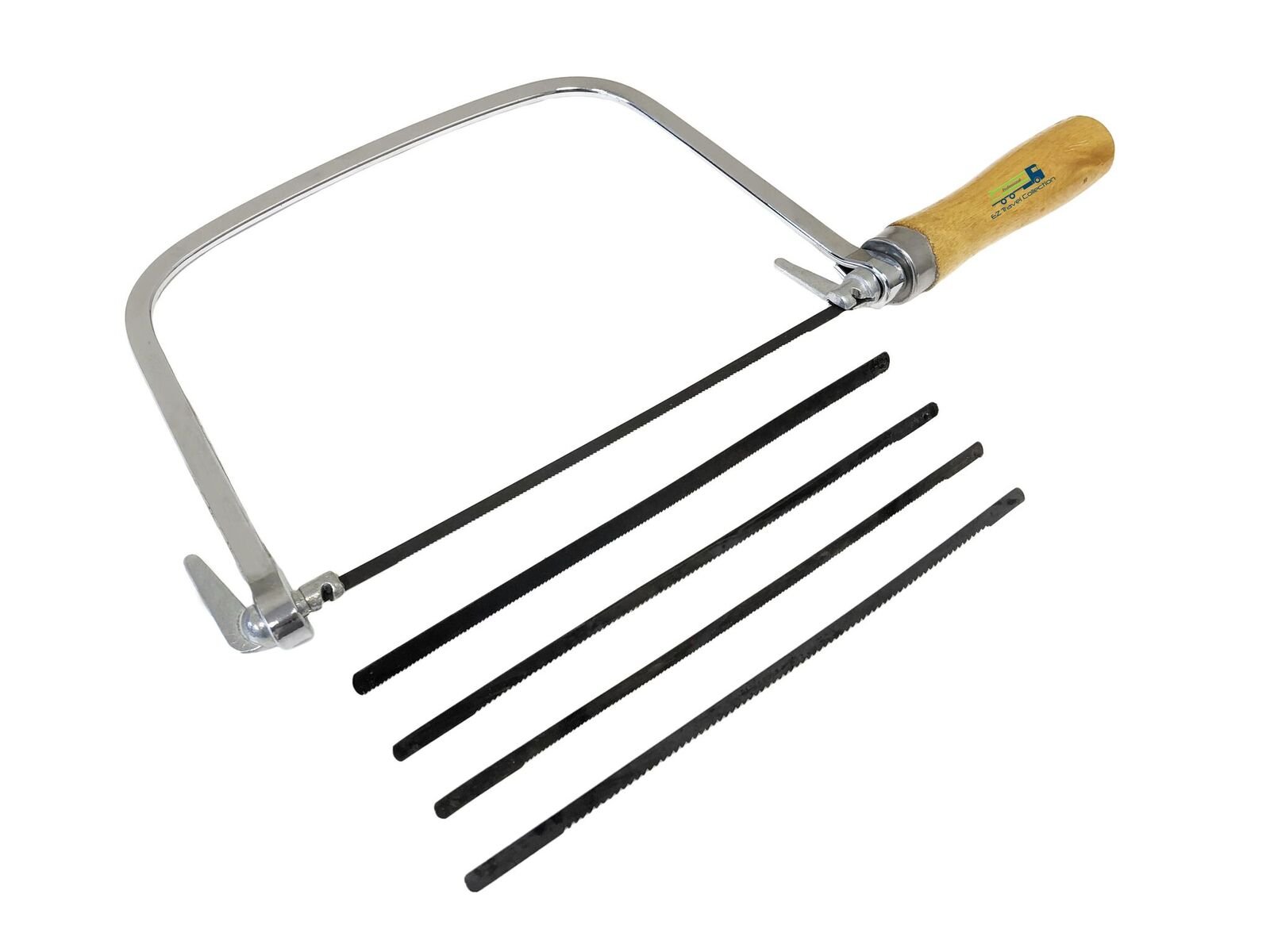 Premium 5-Piece Deep Cut Coping Saw Blade Set for Woodworking - Perfect for Carpentry, Trim Work, and Detailed Wood Cutting Projects | Ideal for DIY Home Improvement & Professional Woodworking Tasks