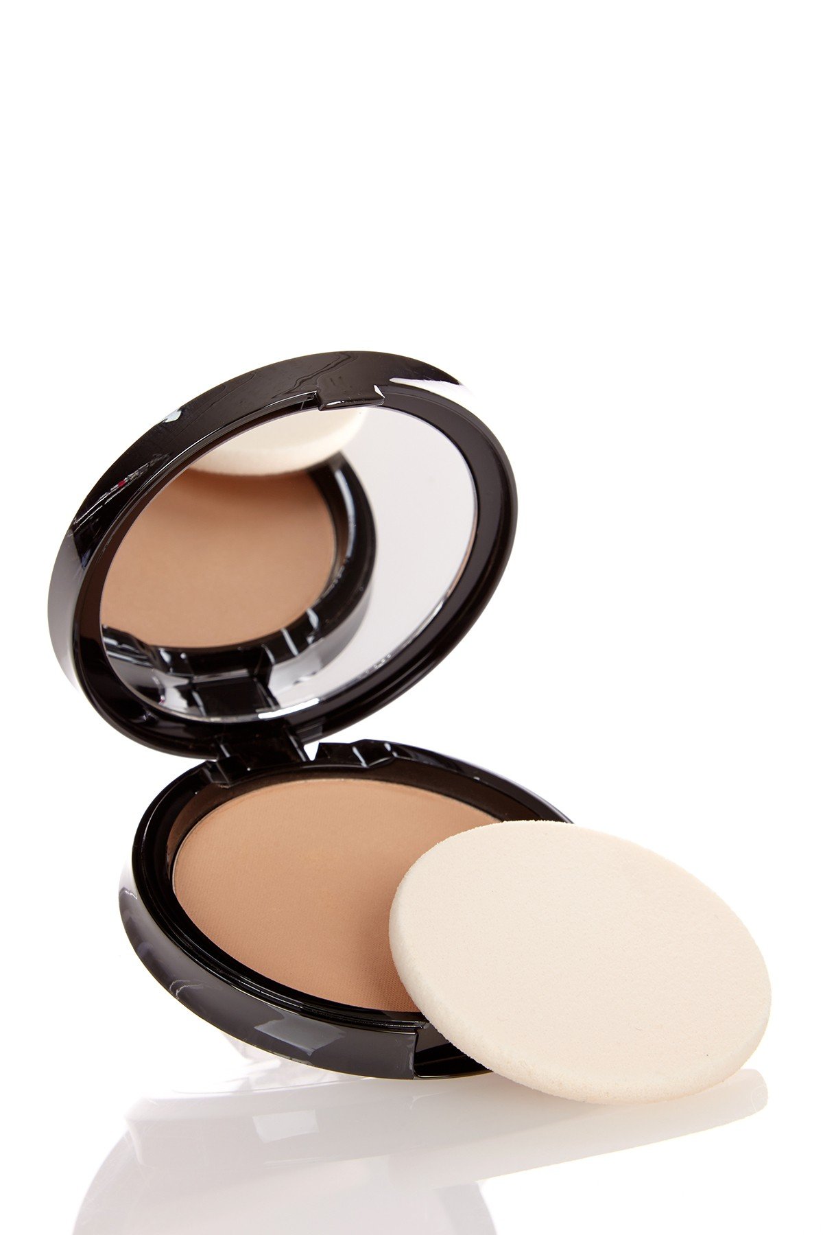 40° Mineral Powder Compact - Natural Matte Finish for Oily & Sensitive Skin | Perfect for Daily Wear & Touch-Ups