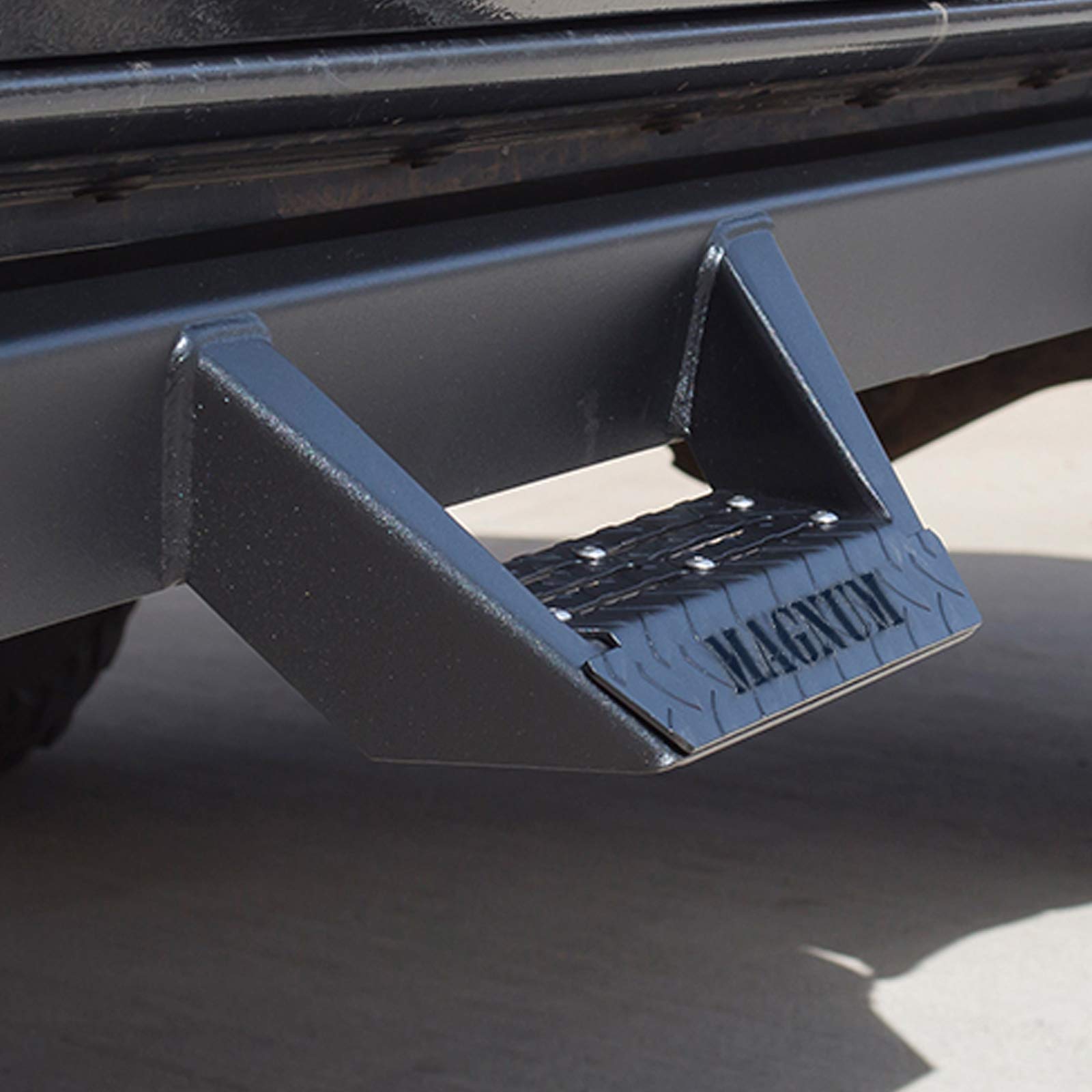 Raptor Series Magnum RT Drop Steps Running Boards - Black for 2020-2023 Jeep Gladiator | Heavy-Duty Nerf Bars for Off-Road & Truck Protection