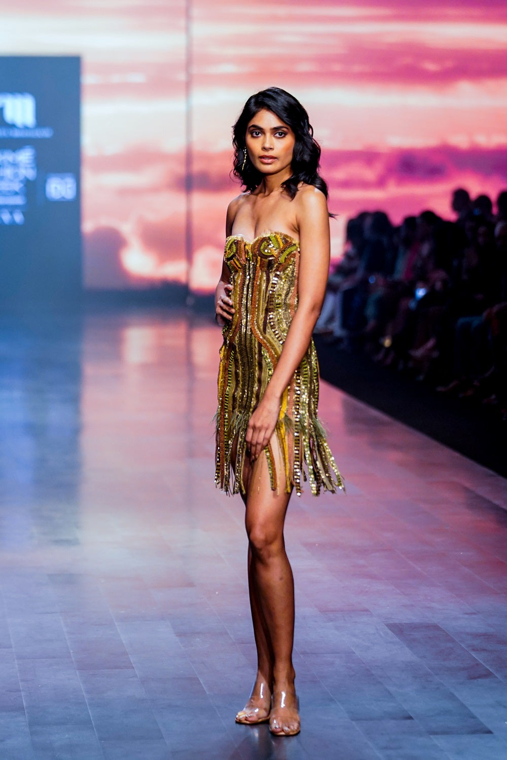 Elegant Fringe Dress with African Baroque Embroidery - Perfect for Boho Chic Parties, Weddings & Summer Festivals
