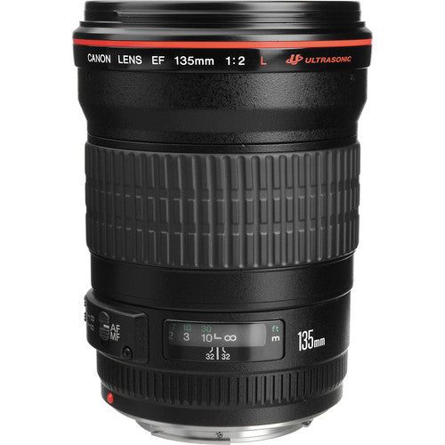 Canon EF 135mm f/2L USM Lens - Professional Portrait & Wedding Photography Prime Lens for DSLR Cameras - Perfect for Low Light, Sports & Event Photography
