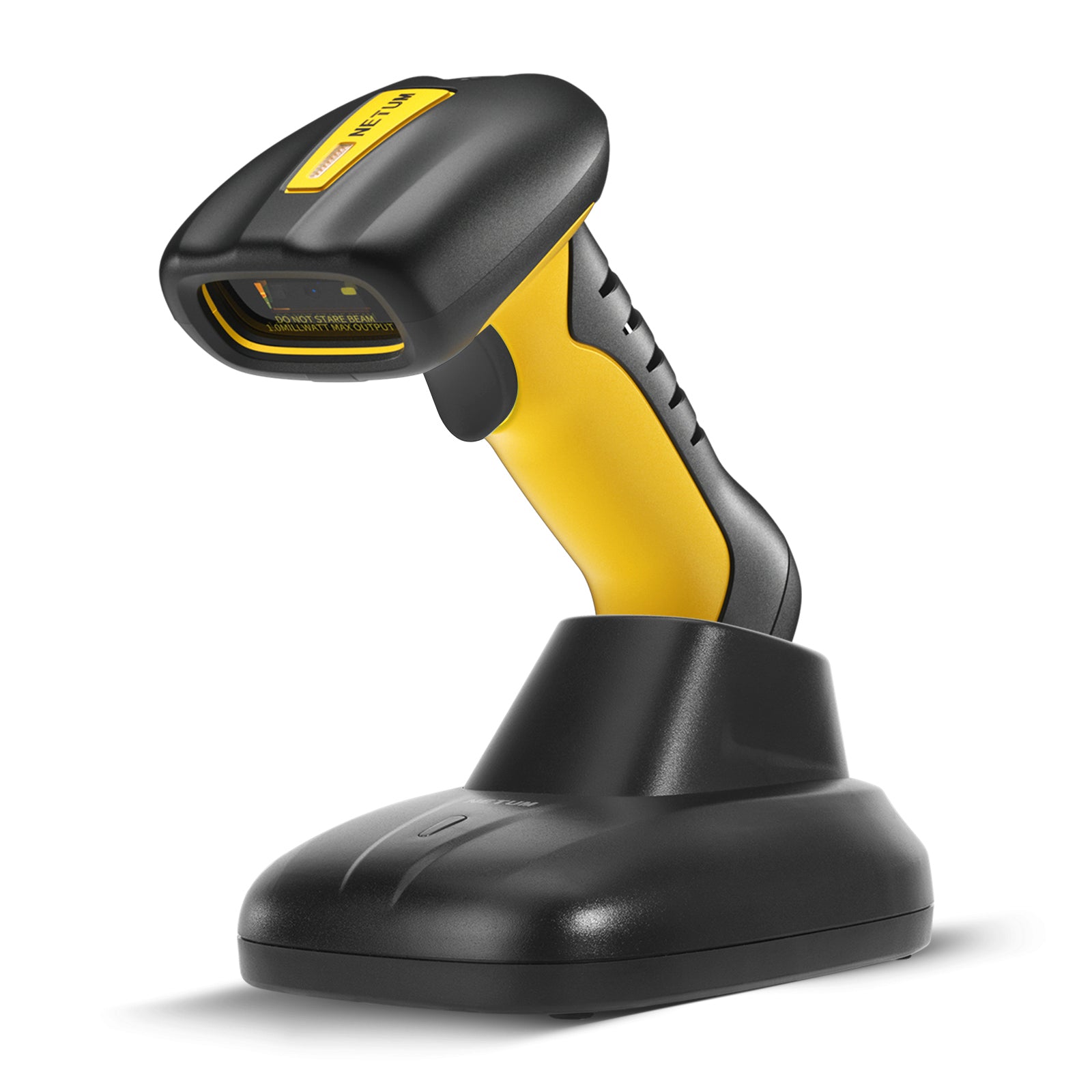 NT 1202W Wireless 2D Barcode Scanner - Industrial Grade Hands-Free Bluetooth Barcode Reader for Warehouse, Retail & Logistics Inventory Management