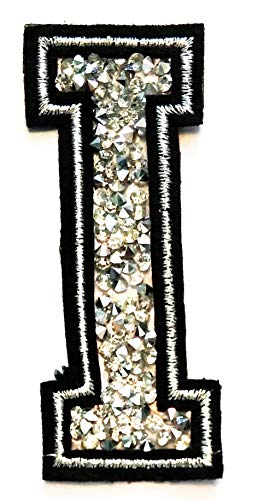 Silver Crystal Letter I
