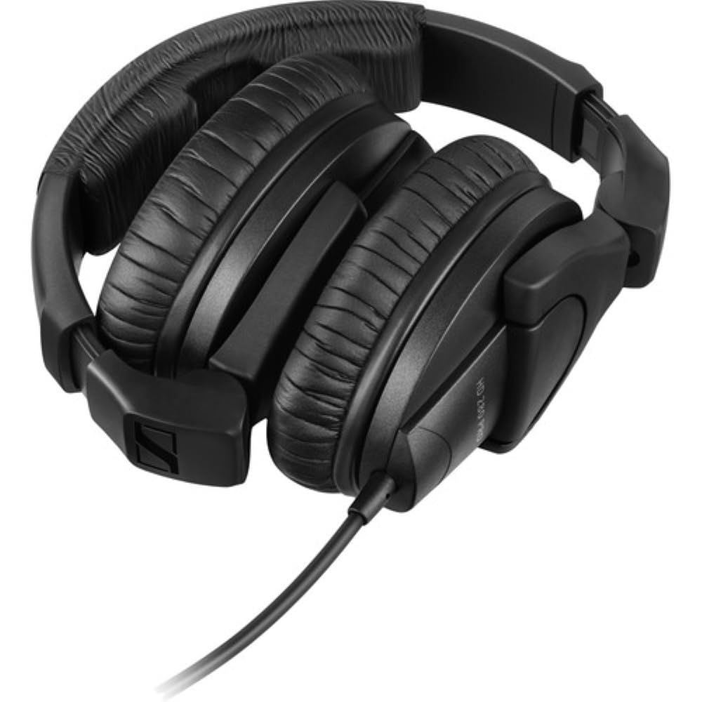 Sennheiser HD 280 Pro Closed-Back Studio Monitor Headphones with Carrying Case & Cleaning Cloth - Professional Audio Monitoring, DJing, Podcasting & Home Recording