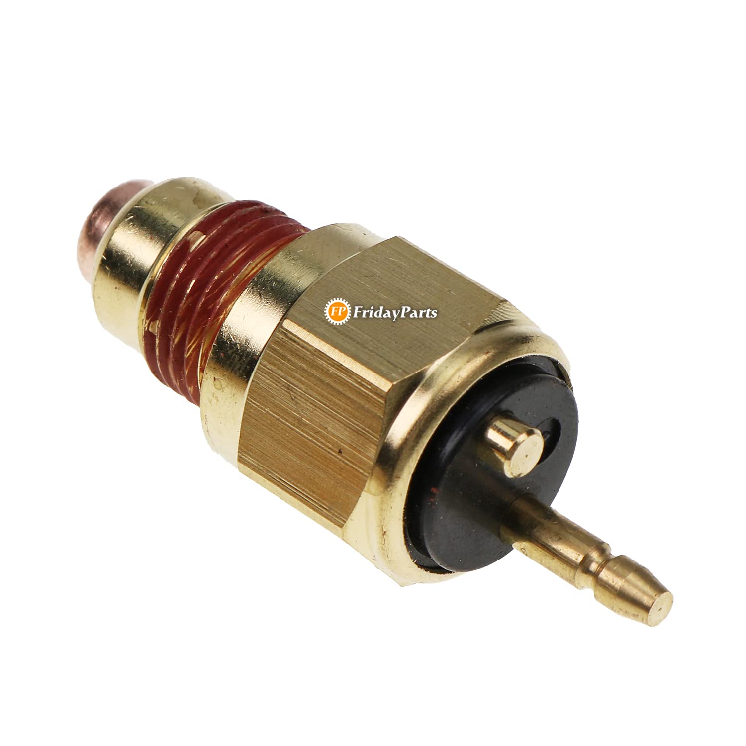 FridayParts Water Temperature Sensor YM121250-44901 Compatible with Komatsu CK20-1 CK25-1 CK30-1 CK35-1 PC110R-1 PC12R-8 PC15R-8 PC20R-8 PC27R-8 PC35R-8 PC45R-8 PC75-1 PC75R-2 - Replacement Engine Coolant Temp Sensor for Excavators & Construction Equipment