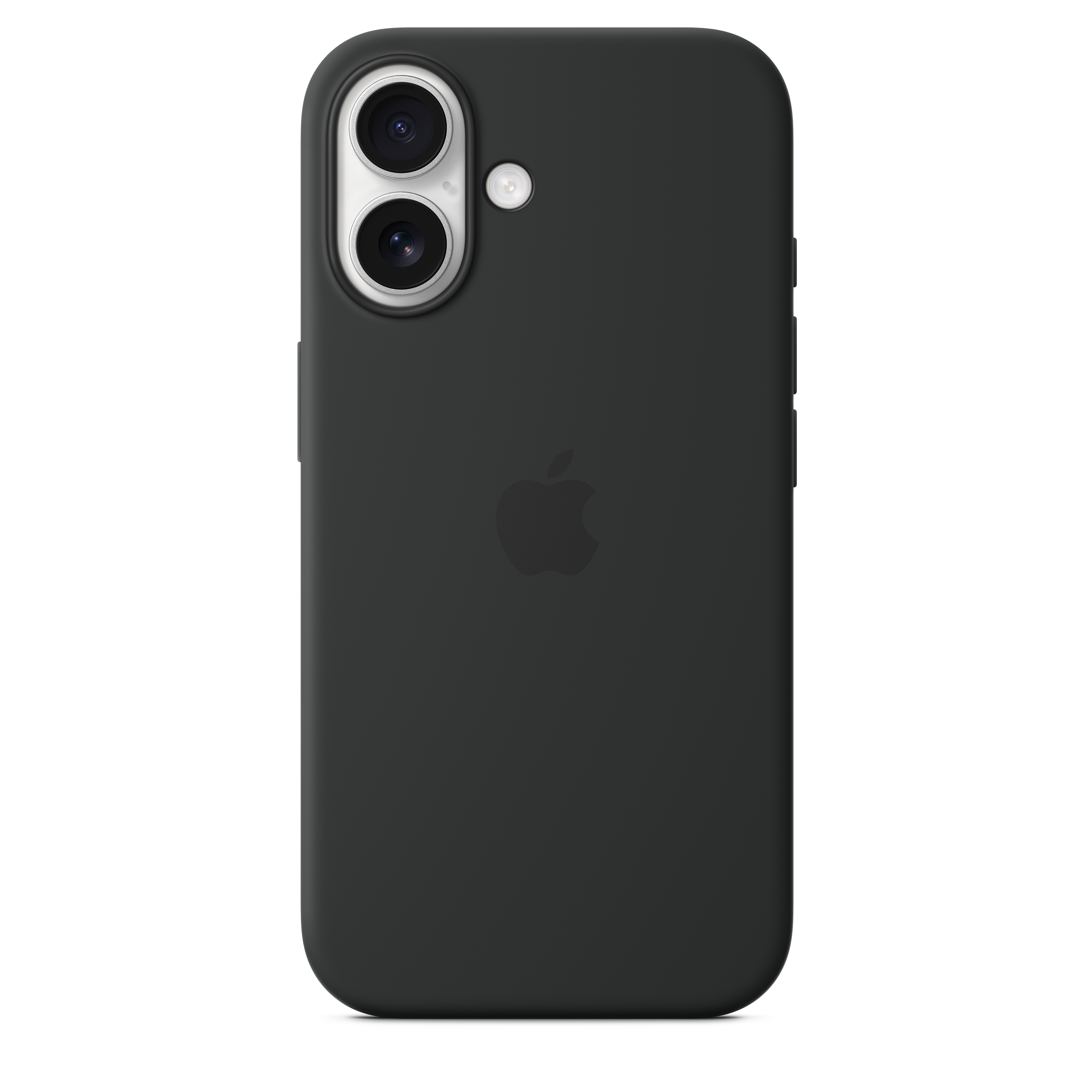 Magnetic Silicone Case with MagSafe for iPhone 16 - Black | Slim Protective Cover for Everyday Use & Wireless Charging