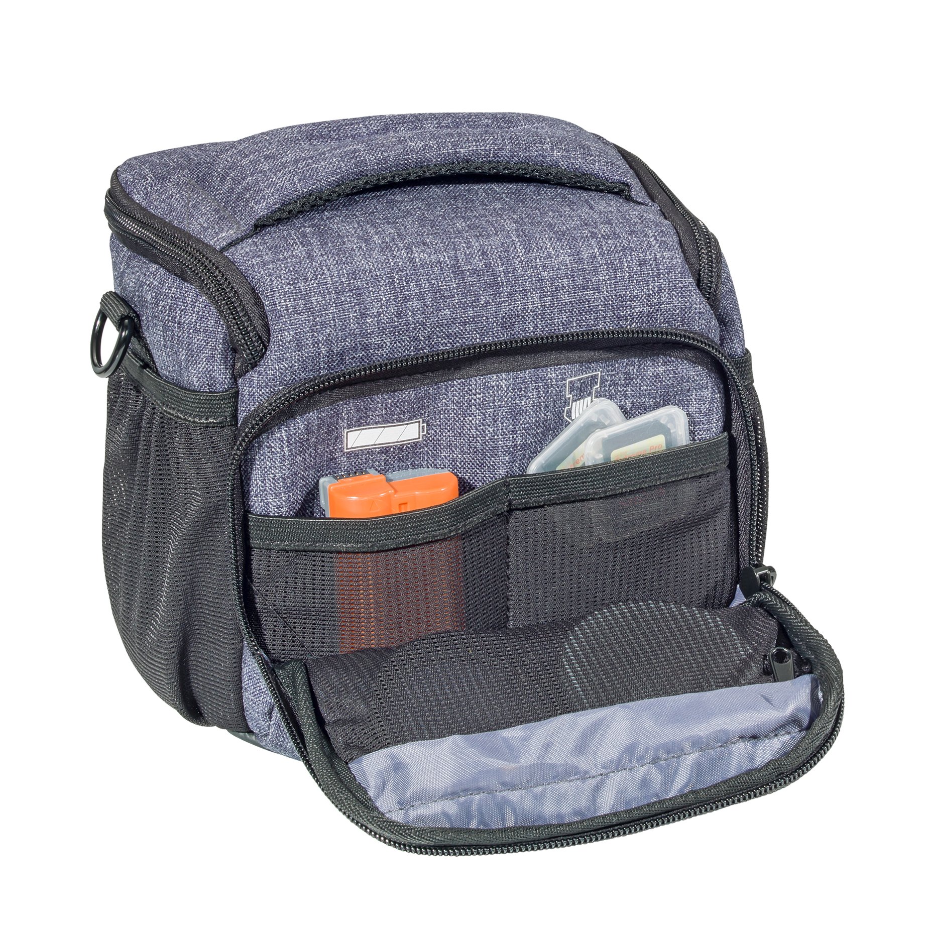 Premium Camera Case for Canon EOS M3, 30D, 50D, 400D, 450D, 100D, 1000D, Nikon D5500 & Sony Alpha 6000 - Durable DSLR Bag for Travel, Hiking and Photography Outdoors