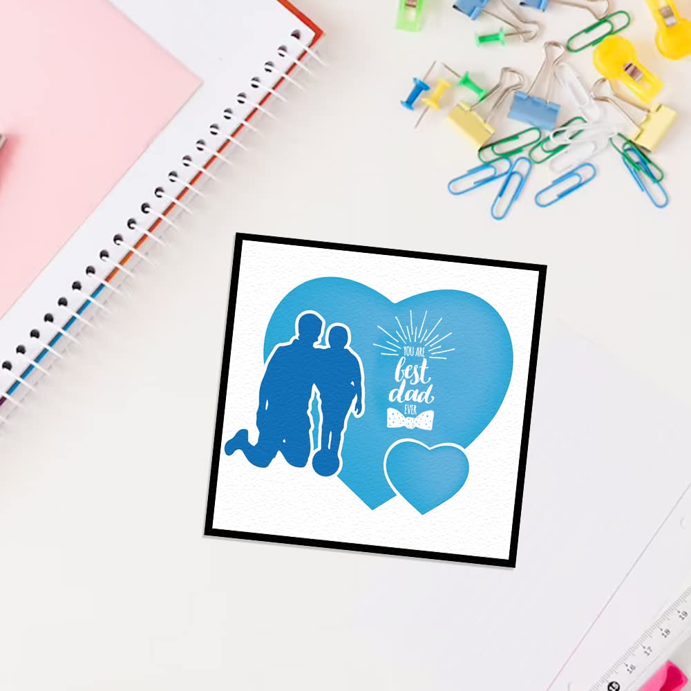 Father's Day Clear Stamps Set - DIY Scrapbooking Supplies for Card Making, Embossing & Album Decoration - Transparent Silicone Stamps with Blessing Love Words - Perfect for Greeting Cards, Journals & Craft Projects