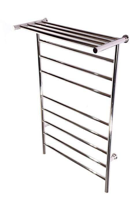 Kontour Angle Plug-In or Hardwired Bathroom Towel Warmer with Shelf - 24