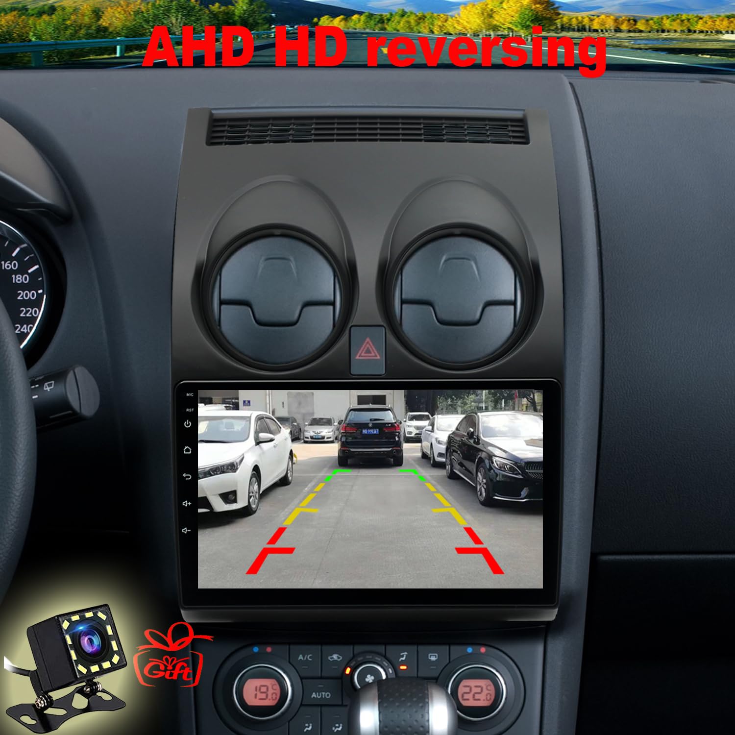 Nissan Rogue Radio Upgrade 2008-2013 | Android Stereo Replacement with 1280x720 HD Touchscreen | Steering Wheel Control | Built-in Wireless CarPlay & Android Auto | Free Backup Camera | Perfect for Commuting & Road Trips