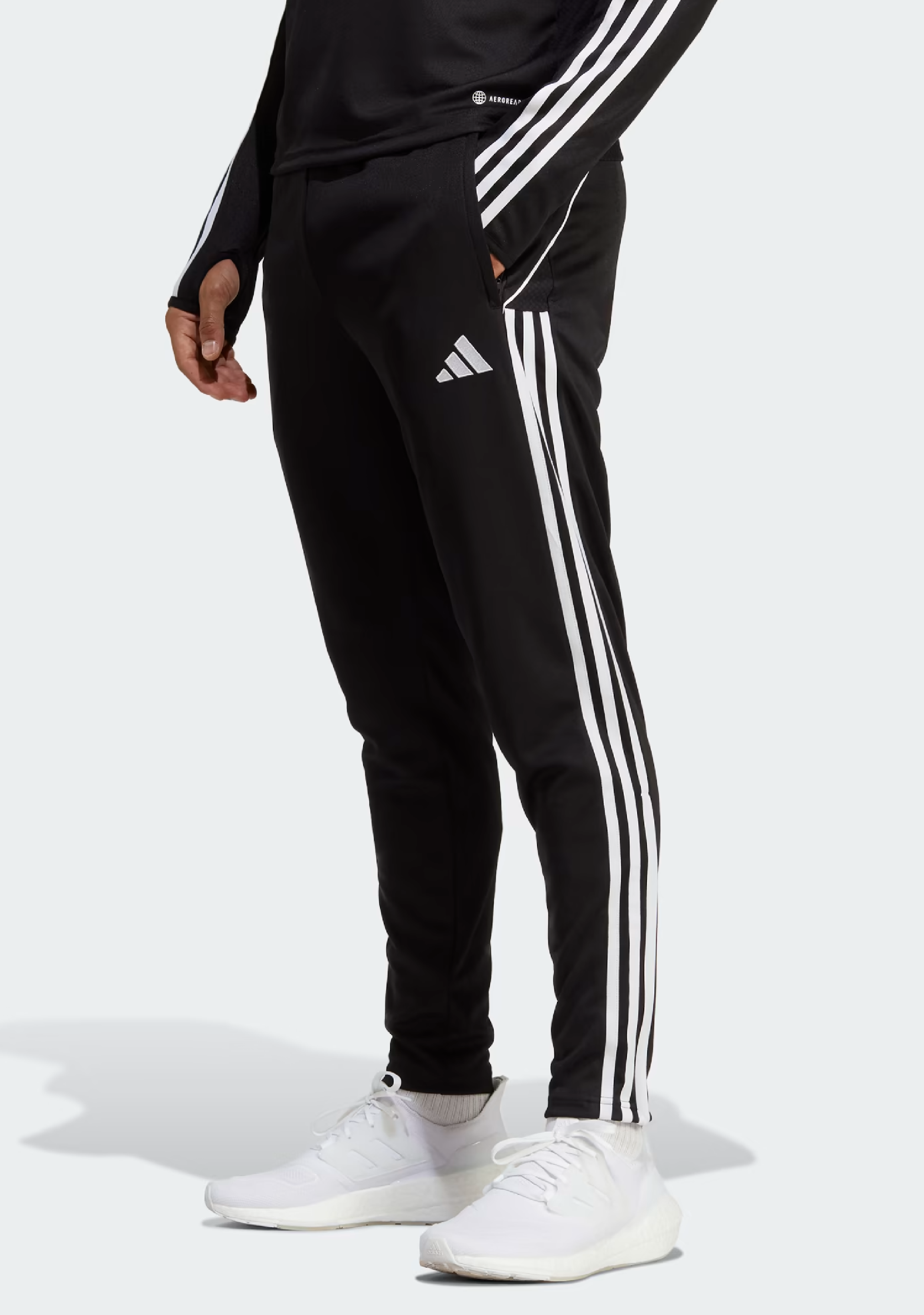 Adidas Men’s Tiro 23 League Training Pants - Lightweight Performance Soccer Pants with Moisture-Wicking Fabric for Gym, Running & Casual Wear