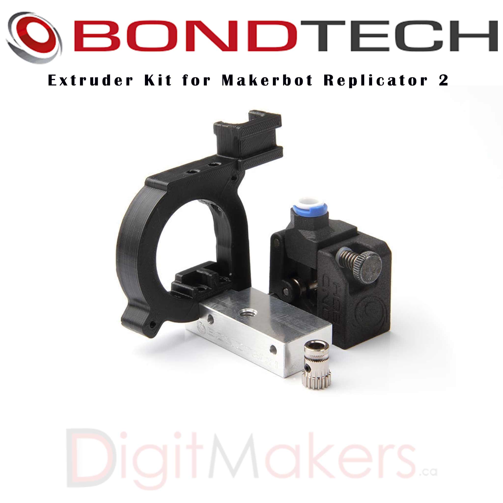 BondTech Makerbot Replicator 2 3D Printer Upgrade Kit - High Performance Extruder for Reliable Printing | Perfect for Home, Office & Educational 3D Printing Projects