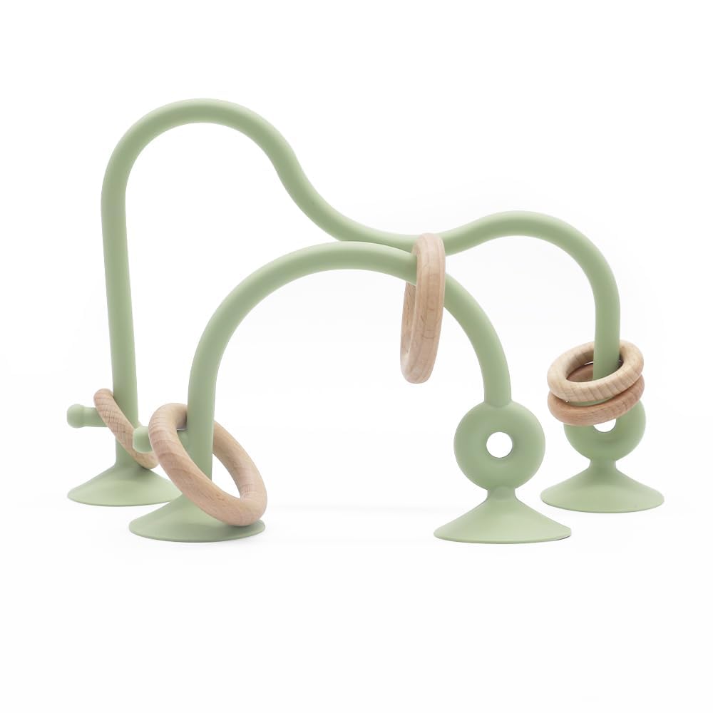 Montessori Toys for Babies 0-6 Months | High Chair Sensory Toys with Suction Cups for Toddlers 1-3 Years | Silicone Teething Toys for Infants 6-12 Months | Perfect for Playtime, Learning & Soothing Sore Gums