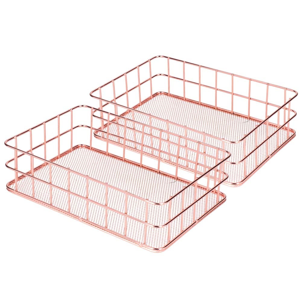 Nordic Style Desktop Organizer - Large Durable Storage Basket for Home & Office Organization | Space-Saving Decorative Storage Solution | Perfect for Desk Accessories, Stationery, Cosmetics & Home Decor