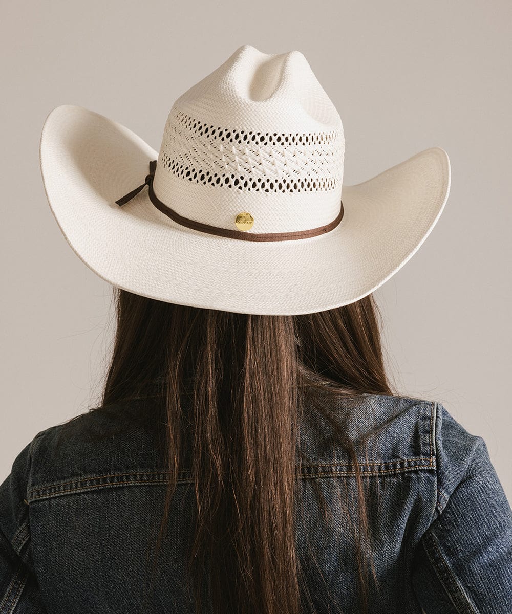 Oakley Straw Cowboy Hat for Men & Women - Western Style Sun Hat with UPF Protection - Perfect for Rodeo, Outdoor Festivals & Beach Vacations