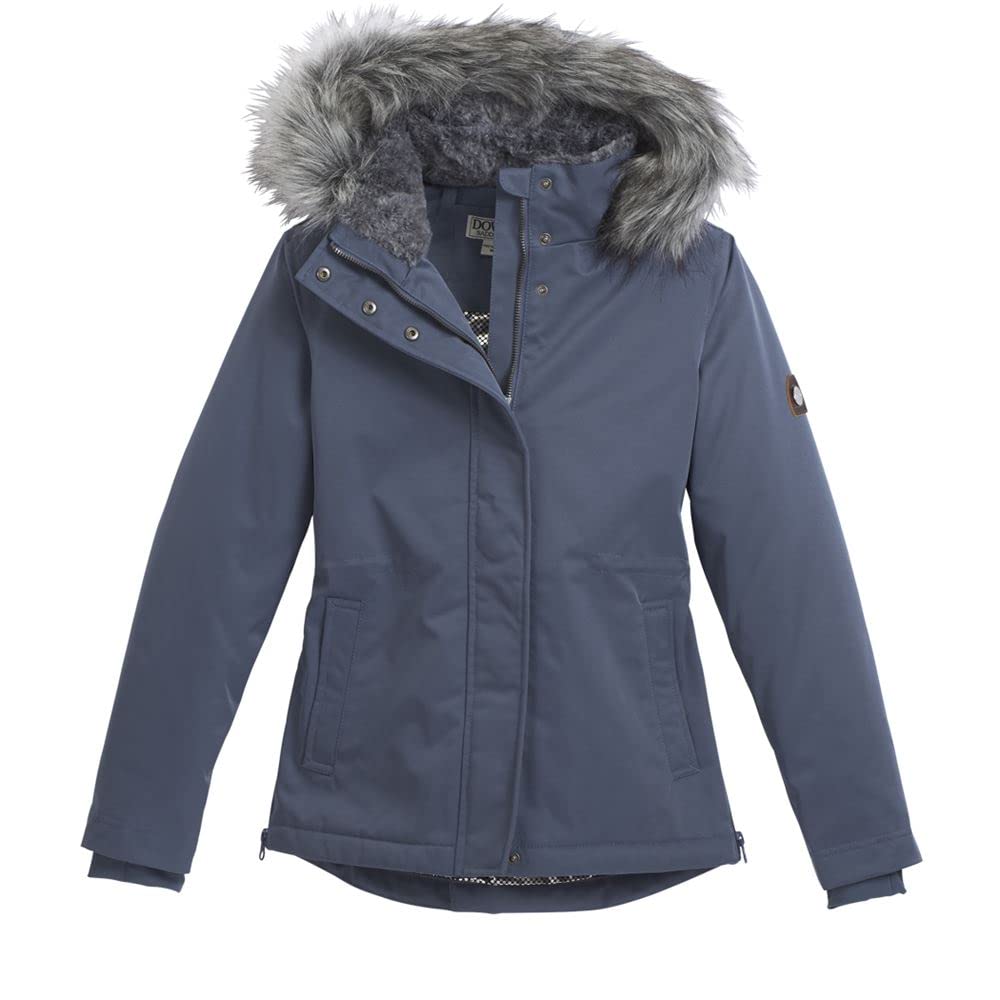 Dover Saddlery Kids' Bristol Jacket - Waterproof Equestrian Riding Coat for Girls & Boys, Size Small, Iron Ink - Perfect for Horseback Riding Lessons & Outdoor Activities