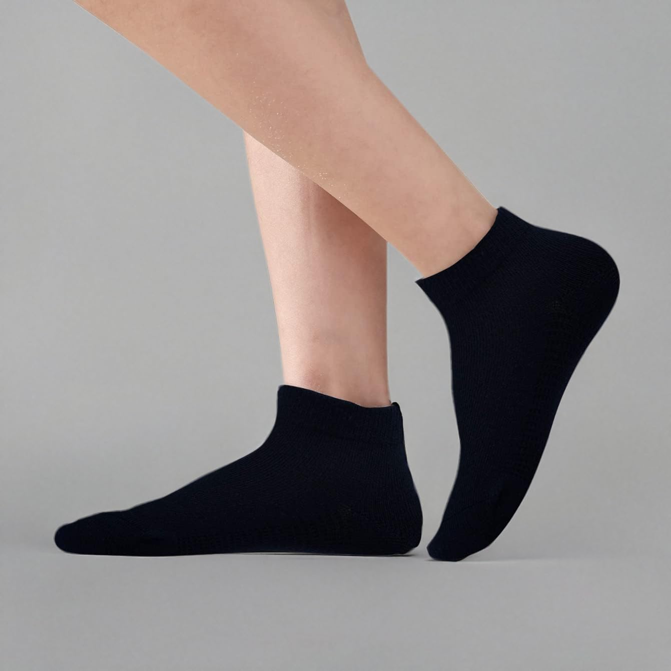 EPEIUS Kids Ankle Socks - 6 Pack Seamless Low Cut No Show Cotton Socks for Boys & Girls - Breathable Athletic Socks for School, Sports & Everyday Wear