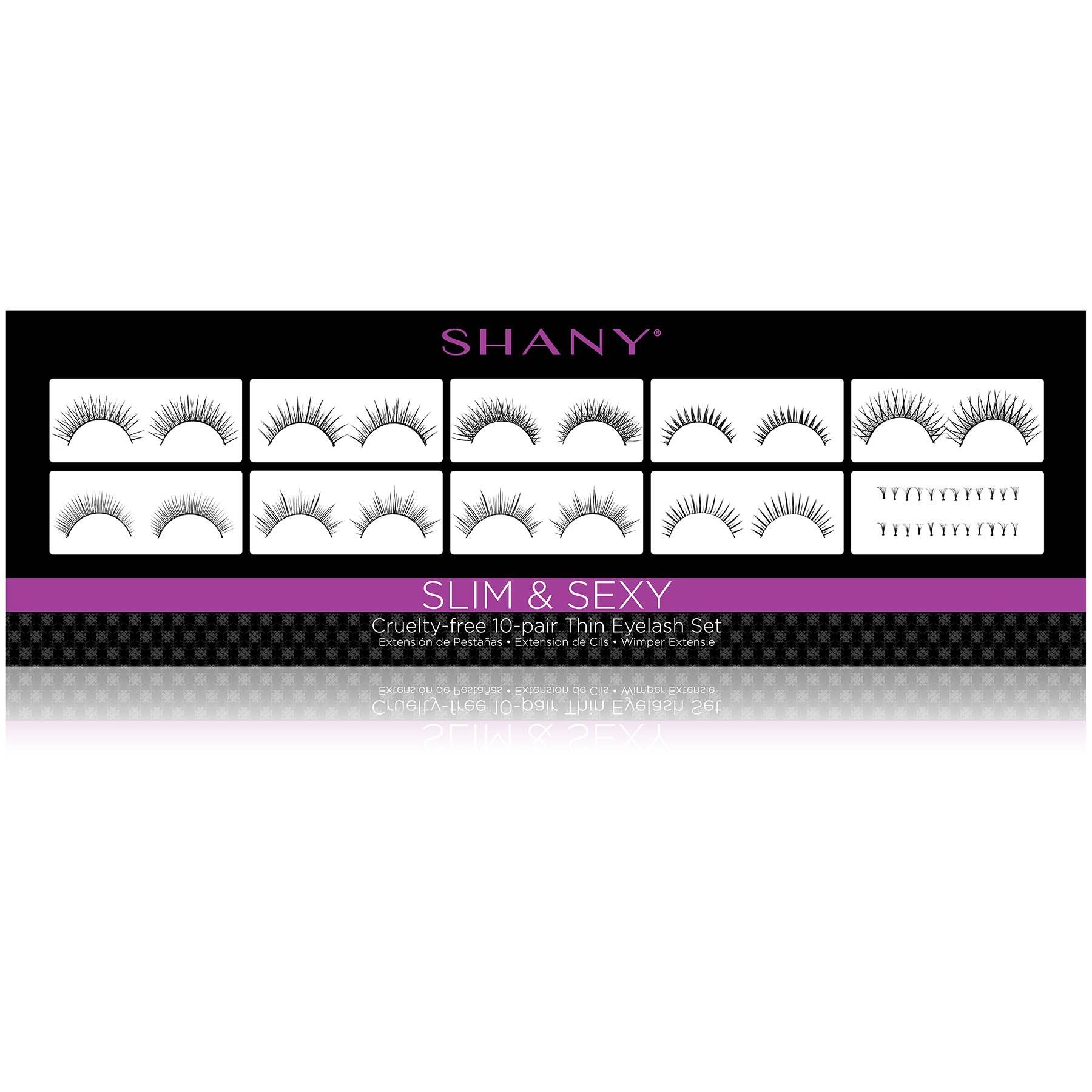 10 Pairs Reusable False Eyelashes Set - Natural & Dramatic Lashes for Day & Night Makeup - Perfect for Parties, Weddings, and Special Occasions