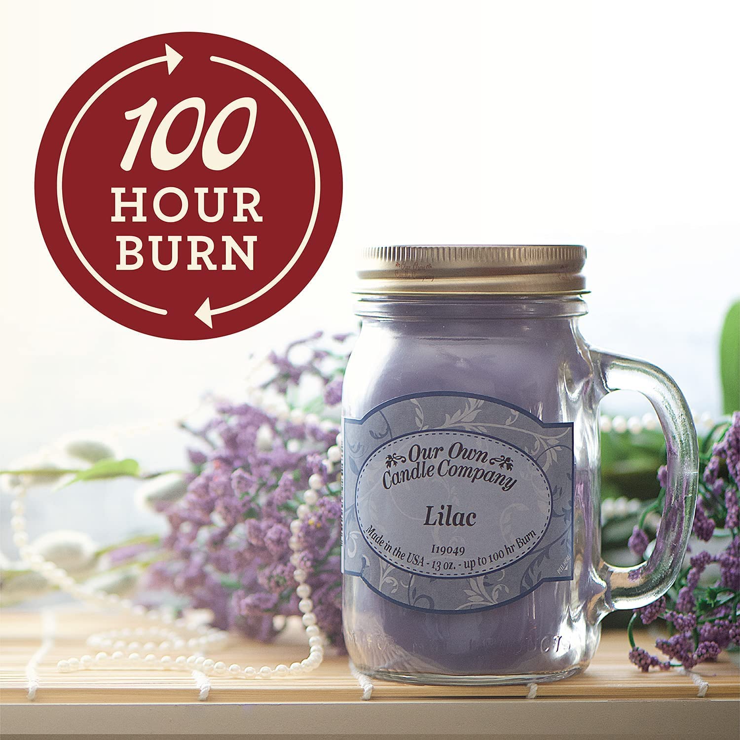 Snickerdoodle Scented Mason Jar Candle - 13oz Long-Lasting 100 Hour Burn Time - Handmade Soy Wax Candle for Home, Office & Relaxation - Perfect for Gifts, Aromatherapy & Cozy Evenings