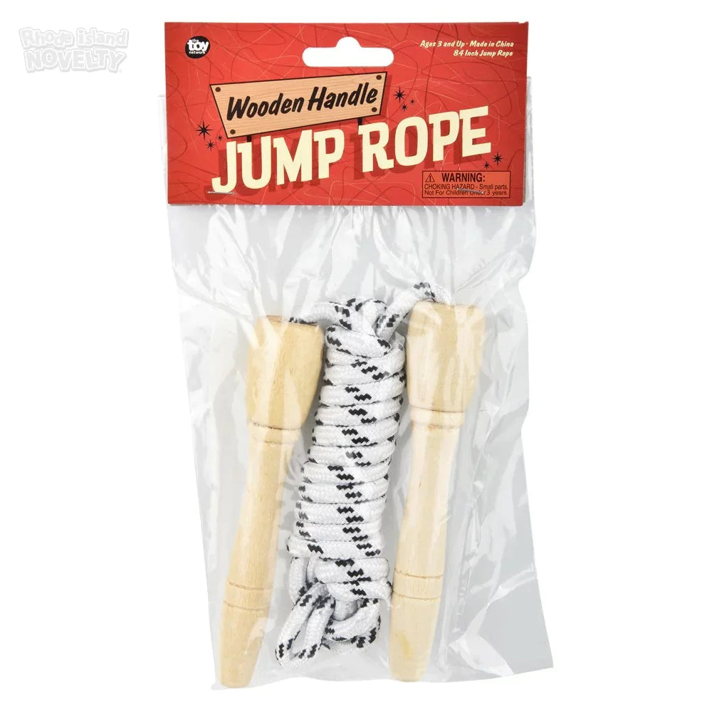 Best 7 Foot Jump Rope with Comfortable Wooden Handles for Adults & Kids - Perfect for Home Workouts, Gym Training, and Outdoor Fitness Exercises