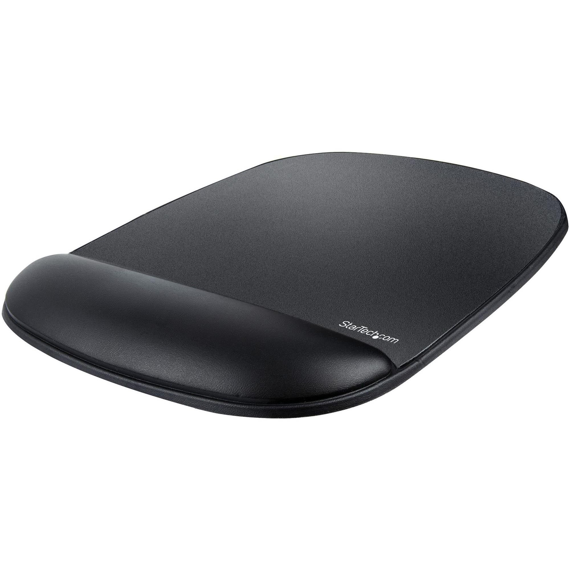 Ergonomic Mouse Pad with Wrist Support & Non-Slip PU Base - 6.7x7.1x0.8in Cushioned Gel Desk Pad for Comfortable Computing - Perfect for Office Work, Gaming, and Long Computer Sessions (B-Ergo-Mouse-PAD)