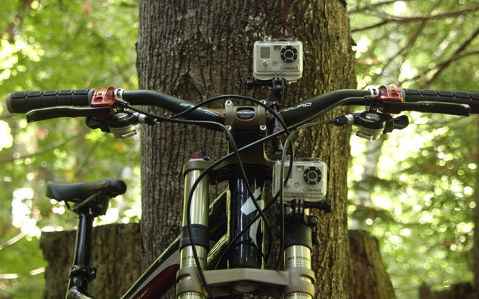GoPro Handle Bar Mount, Seatpost Mount & Pole Mount - Universal Bike, Motorcycle, Surfboard & Sports Camera Mount for Action Cameras - Perfect for Cycling, Surfing, Skiing & Outdoor Adventures