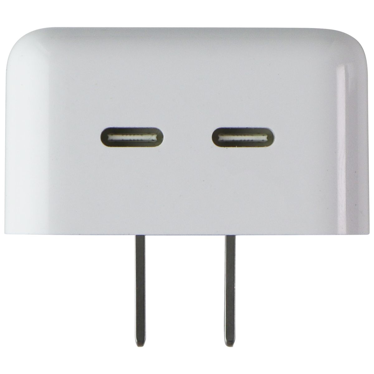 Apple 35W Dual USB-C Port Fast Charger - Compact Wall Charger for iPhone 14/13/12, iPad, MacBook Air (A2571) - Perfect for Home, Office & Travel Charging