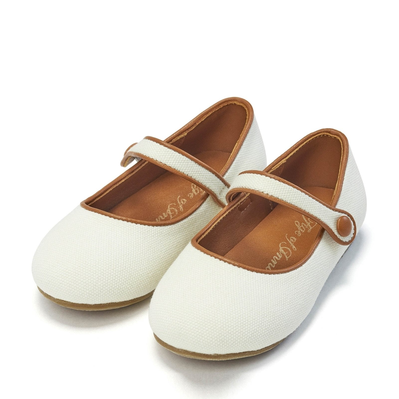 Bianca White/Brown Women's Casual Sneakers - Comfortable Walking Shoes for Everyday Wear | Perfect for Running, Gym, Travel & Outdoor Activities