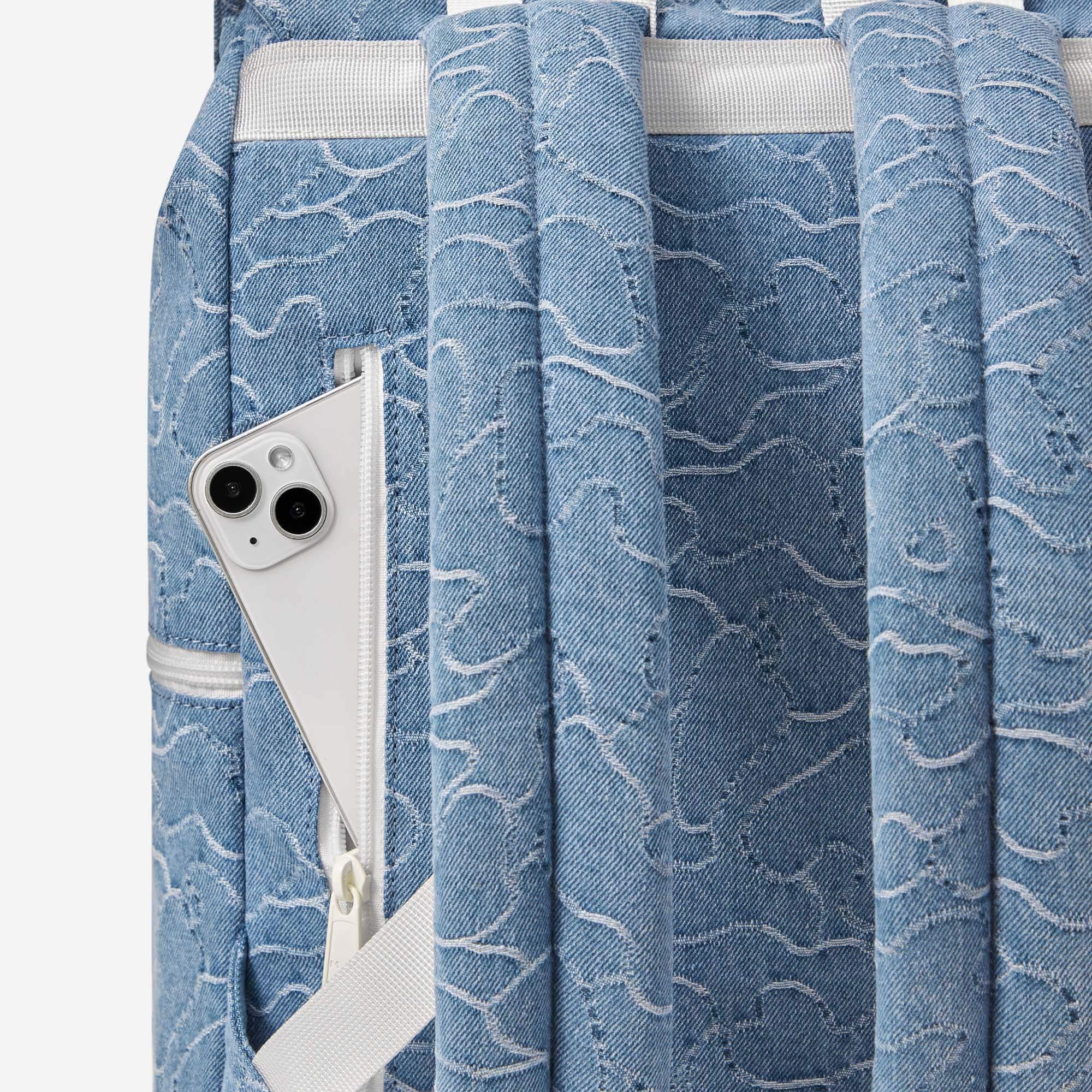Siro Camouflage Denim Backpack 11L - Stylish & Durable School, Travel & Outdoor Hiking Daypack