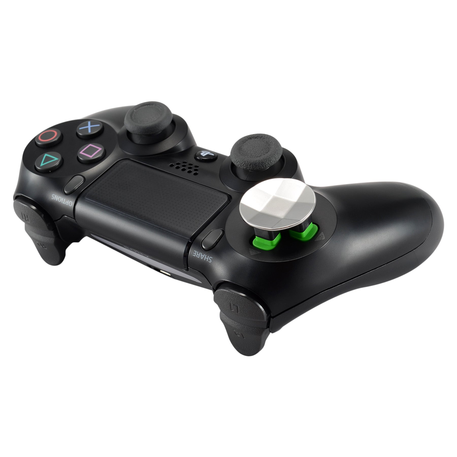 eXtremeRate Magnetic Metal Custom Button & Adjustable D-Pad Replacement Kit for PS4 Pro/Slim Controller (3-in-1) - P4J1001 | Enhanced Gaming Performance for FPS, Racing & Action Games