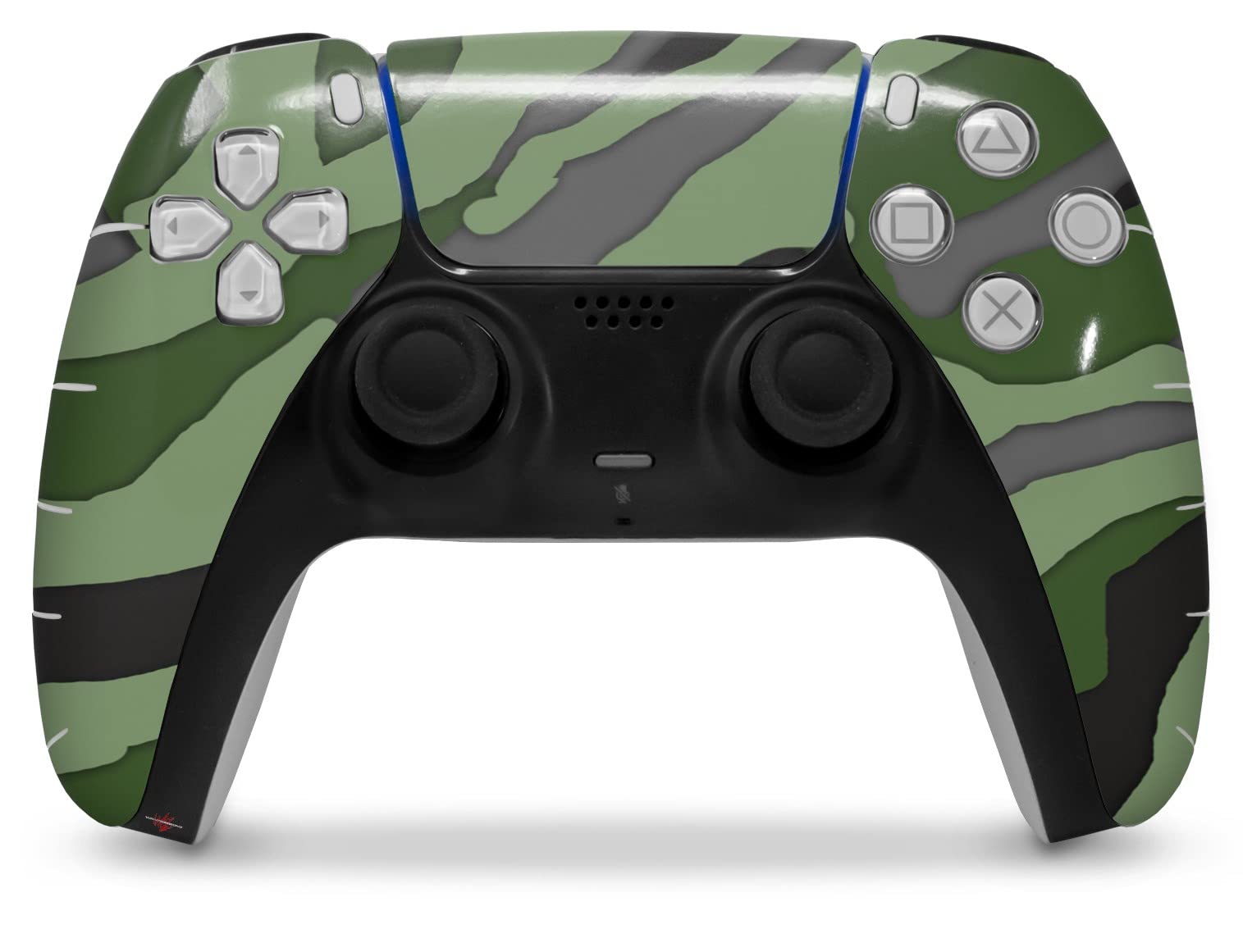 PS5 DualSense Controller Skin Wrap - Camouflage Green for Gaming & Protection