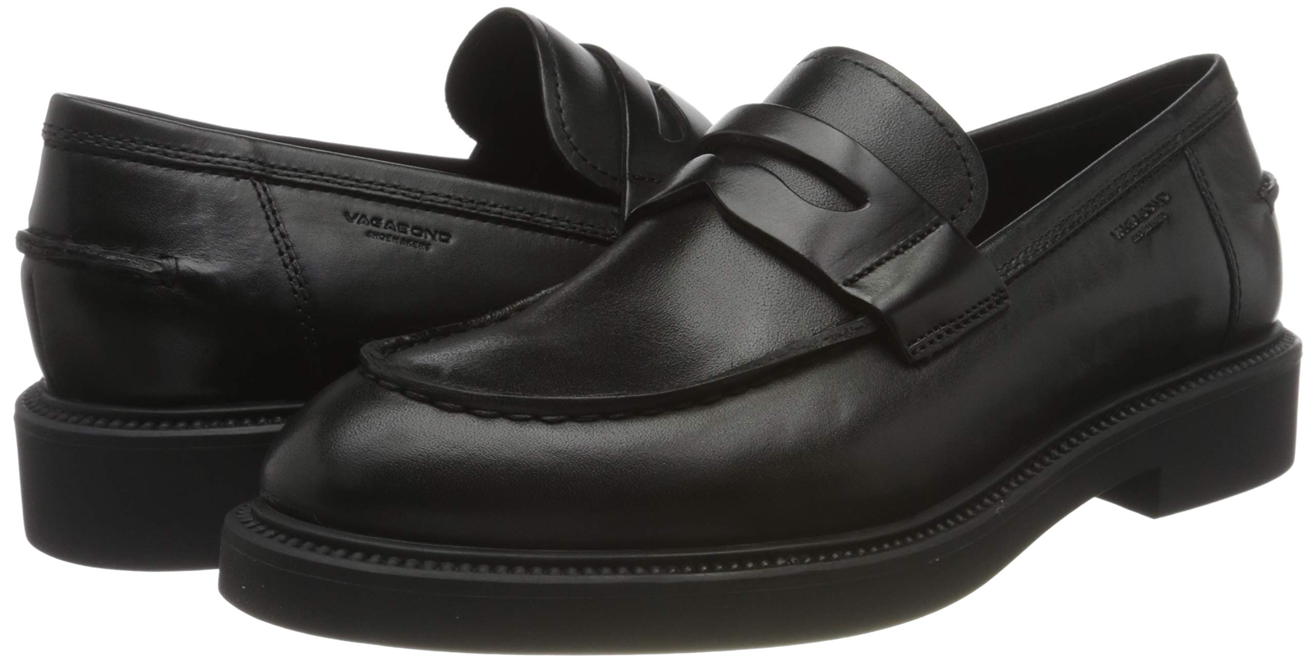 Women's Classic Penny Loafers - Comfortable Slip-On Shoes for Work, Office & Casual Wear | Leather Flat Shoes for Women | Perfect for Business, Travel & Everyday Outfits