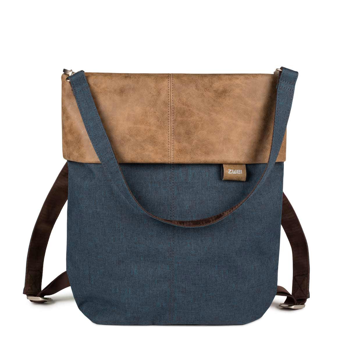 Stylish Women's Crossbody Bag - Blue Leather Shoulder Purse (34cm) for Everyday Use, Travel & Shopping