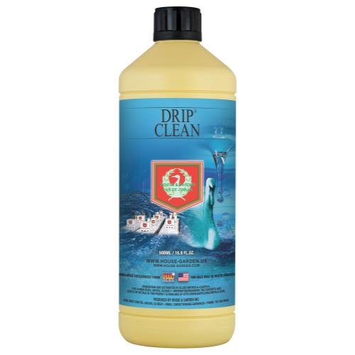 House & Garden HGDPC005 Drip Clean Fertilizer for Hydroponics - 500ml Plant Nutrient Solution for Indoor & Outdoor Gardening - Perfect for Hydroponic Systems, Greenhouses, and Home Gardens