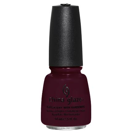 China Glaze Prey Tell Nail Polish - 0.5 oz / 14.7ml (#80497) - Dark Plum Vampy Shade for Fall & Winter Nail Art, Salon Quality Long-Lasting Formula