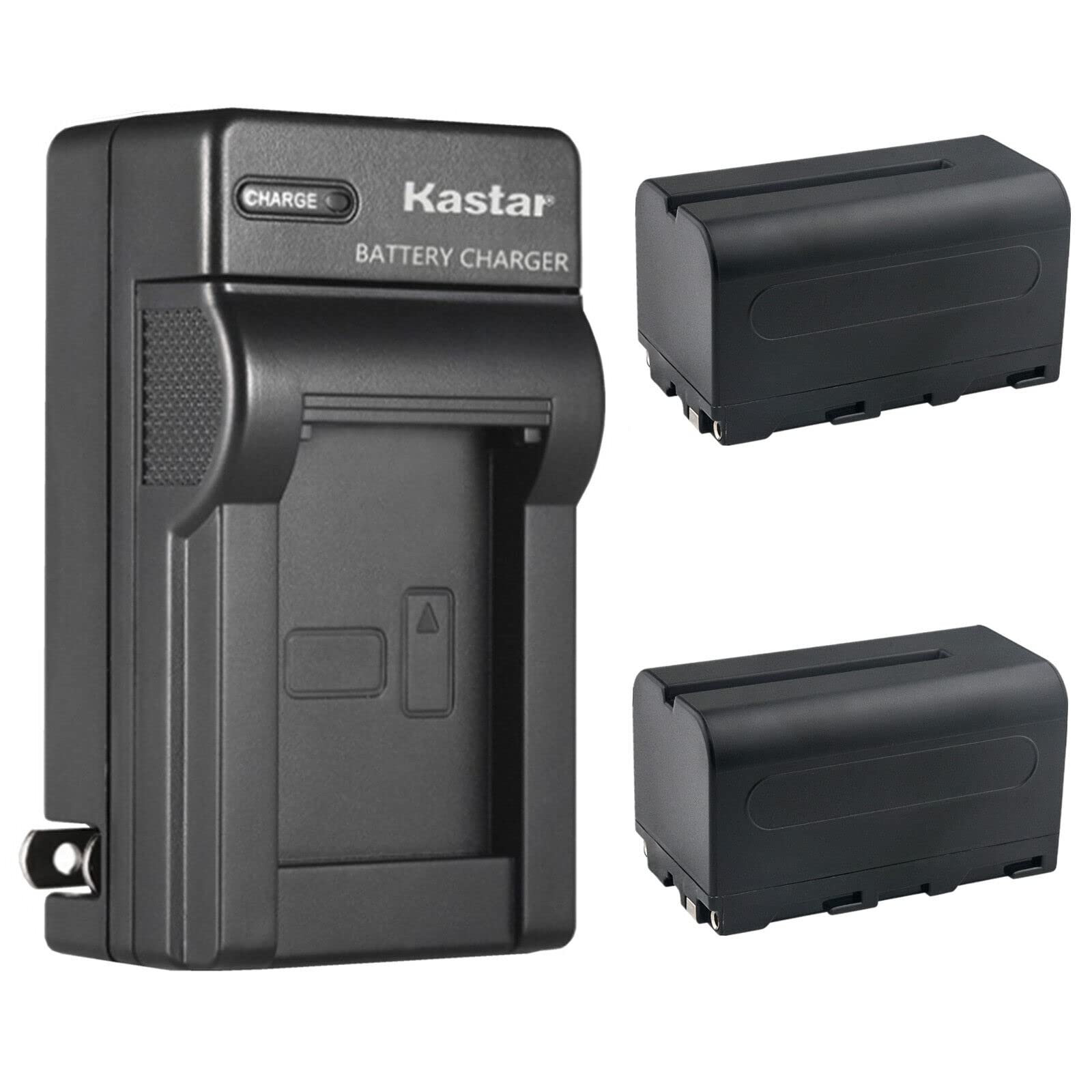 Kastar 2-Pack NP-F750 Battery & Charger for DSLR Camera Monitors - Perfect for Field Shooting