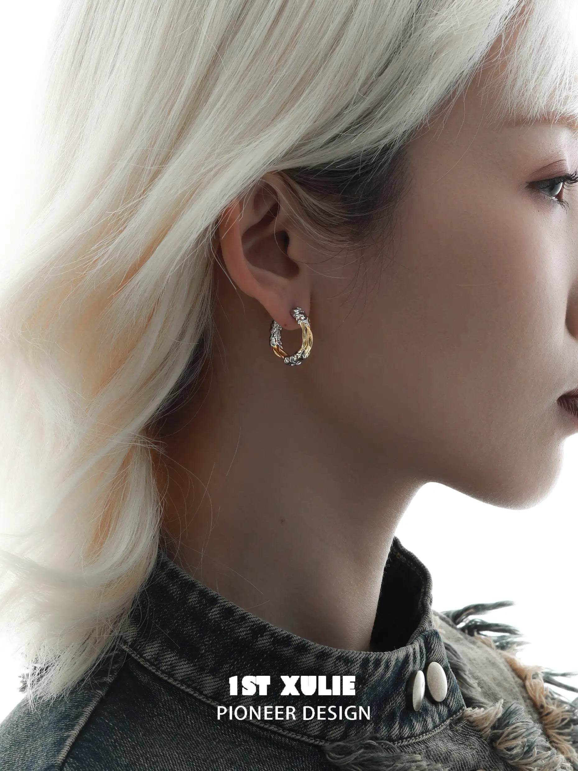 18K Gold Plated Lucifer Gravitational Entanglement Earrings for Women - Elegant Dangle Drop Earrings for Party, Wedding & Evening Wear