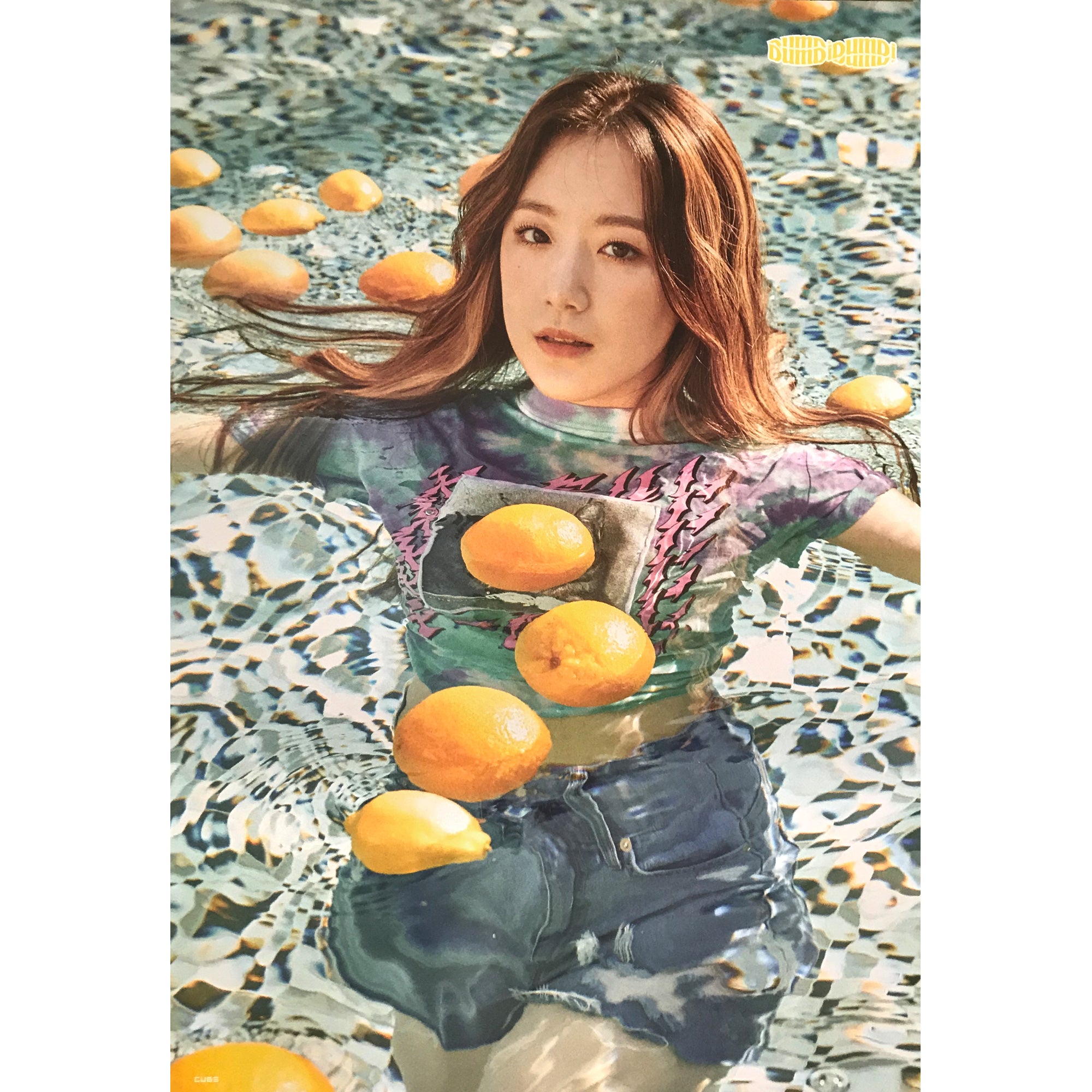 (G)I-DLE 1st Single Album 'DUMDI DUMDI' Official SHUHUA Version Poster - Kpop Merchandise for Room Decor & Fan Collection