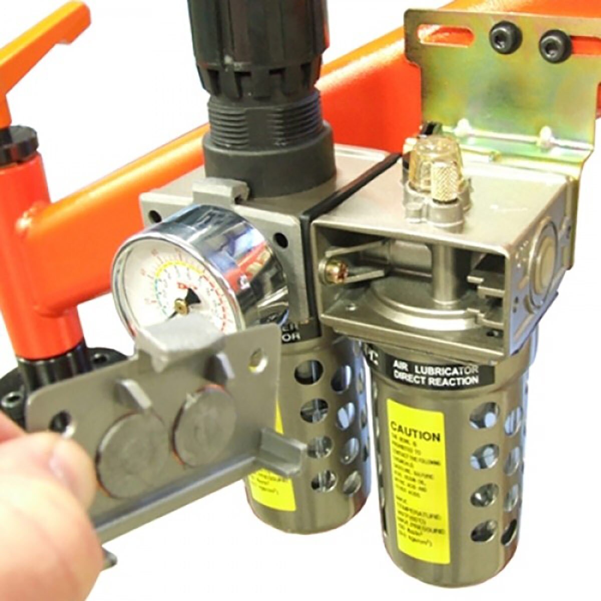 Baileigh Industrial BA9 1000326 ATM-27 1000 Pneumatic Tapping Arm - Heavy Duty Metal Tapping Machine for Industrial Manufacturing & Metal Fabrication