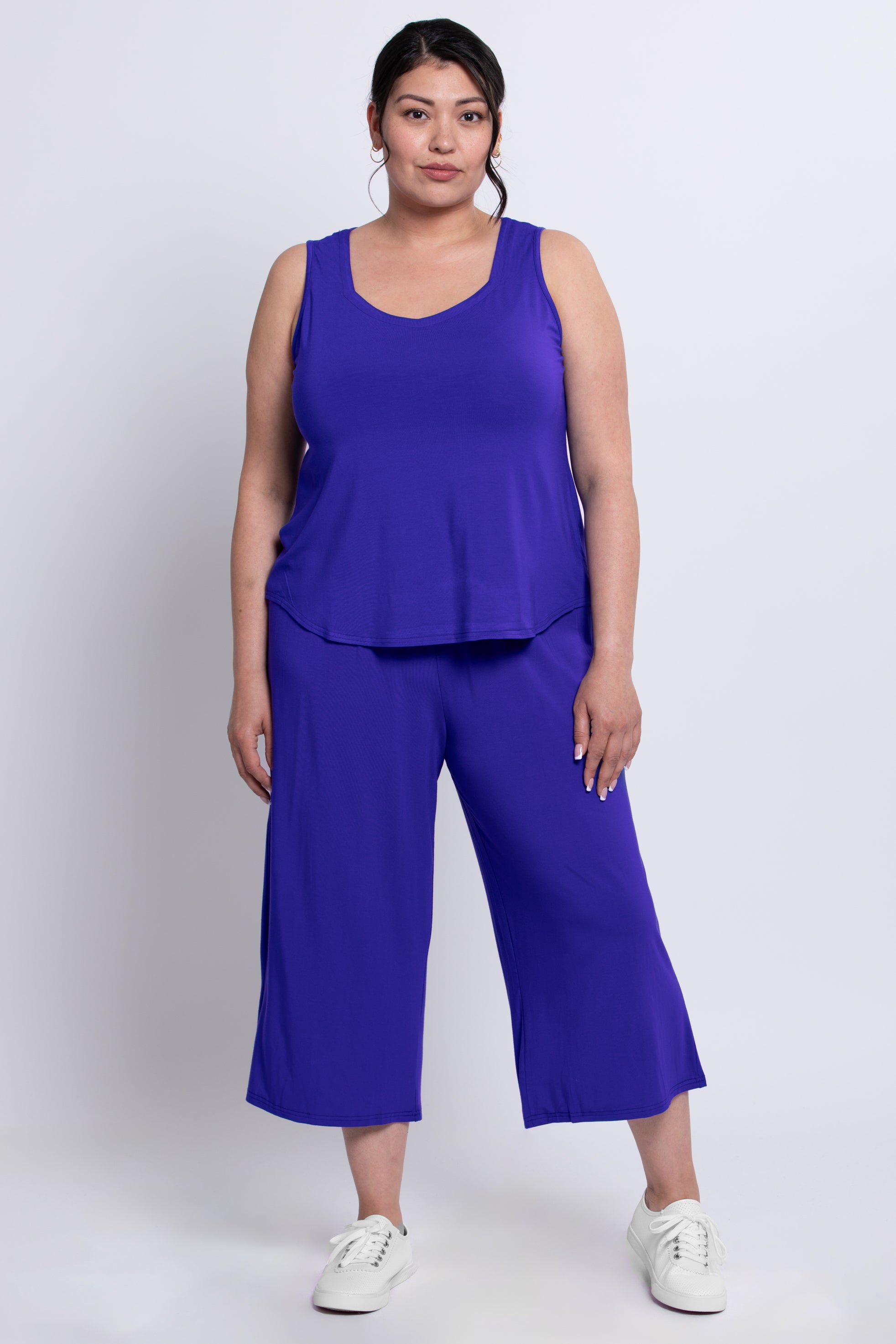 Gaylene Capri Women's Bamboo Underwear - Soft & Breathable Violet Panties for Everyday Comfort | Perfect for Yoga, Sleep & Lounge Wear