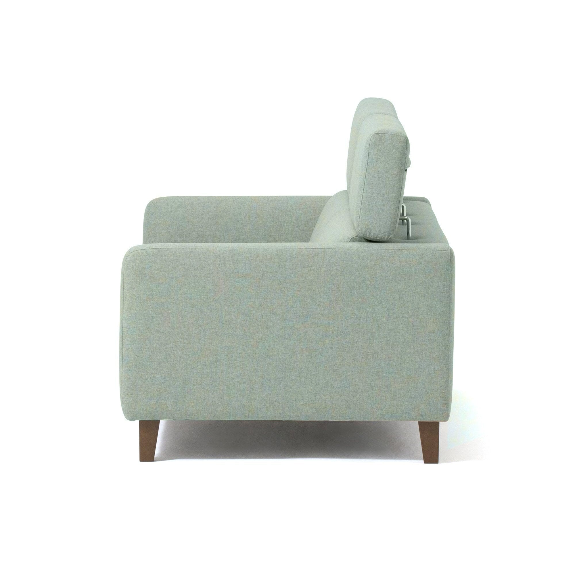 Aget 2-Seater Light Green Sofa - 67