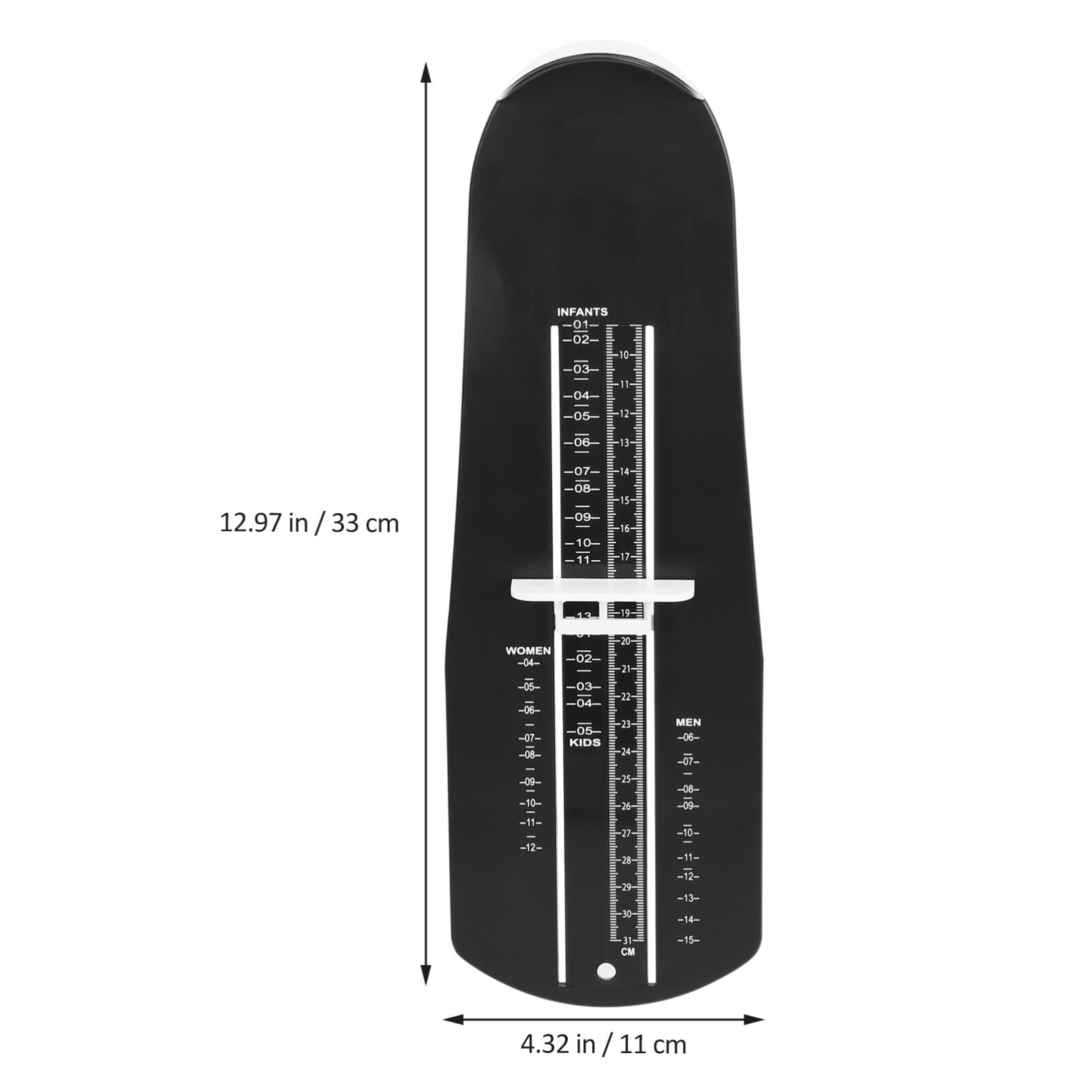 DOITOOL 2-Pack Shoe Size Measuring Tool for Adults & Kids - Foot Measurement Ruler with US Standard Sizes - Perfect for Online Shoe Shopping, Fitting Rooms & Home Use