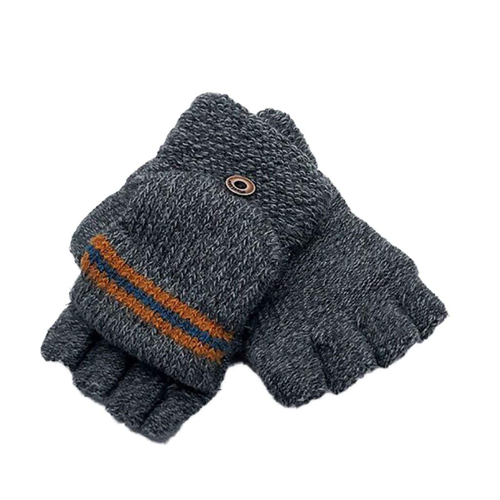 AB-Yarn Finger Gloves for Kids & Adults - Warm Winter Half Knit Gloves for Men & Women - Cozy Hand Protection for Snow Play, Skiing & Hiking - Perfect for Outdoor Winter Sports & Cold Weather Activities - Great for Snowboarding, Ice Skating, School, Work & Winter Travel - Best Christmas Gift for Ski Resorts, Ice Rinks & Snowball Fights - Ideal for Daily Commute, Winter Hiking & Outdoor Adventures - Keep Hands Warm While Playing in Snow, Commuting to Work, or Enjoying Winter Festivals